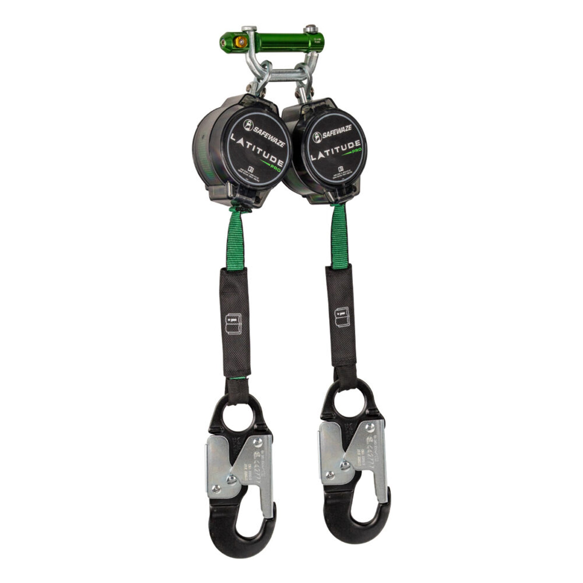 Safewaze Latitude Pro 7' Dual Web SRL: 9013 BWB, Alu Snap Hooks - 018 ...