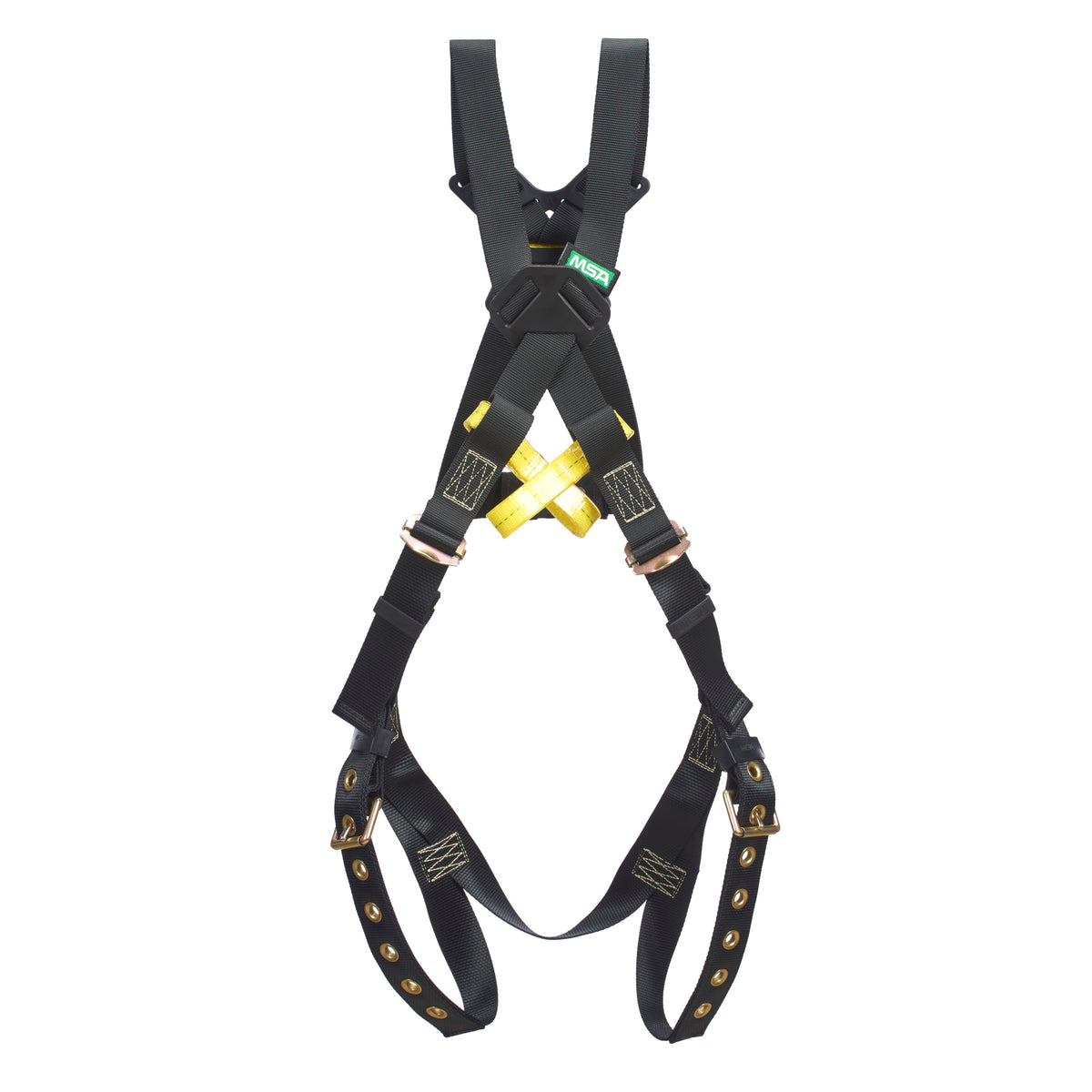Workman Backstrap MSA Workman Arc Flash Crossover Harness w/Back Web Loop - Tongue Buckl ...