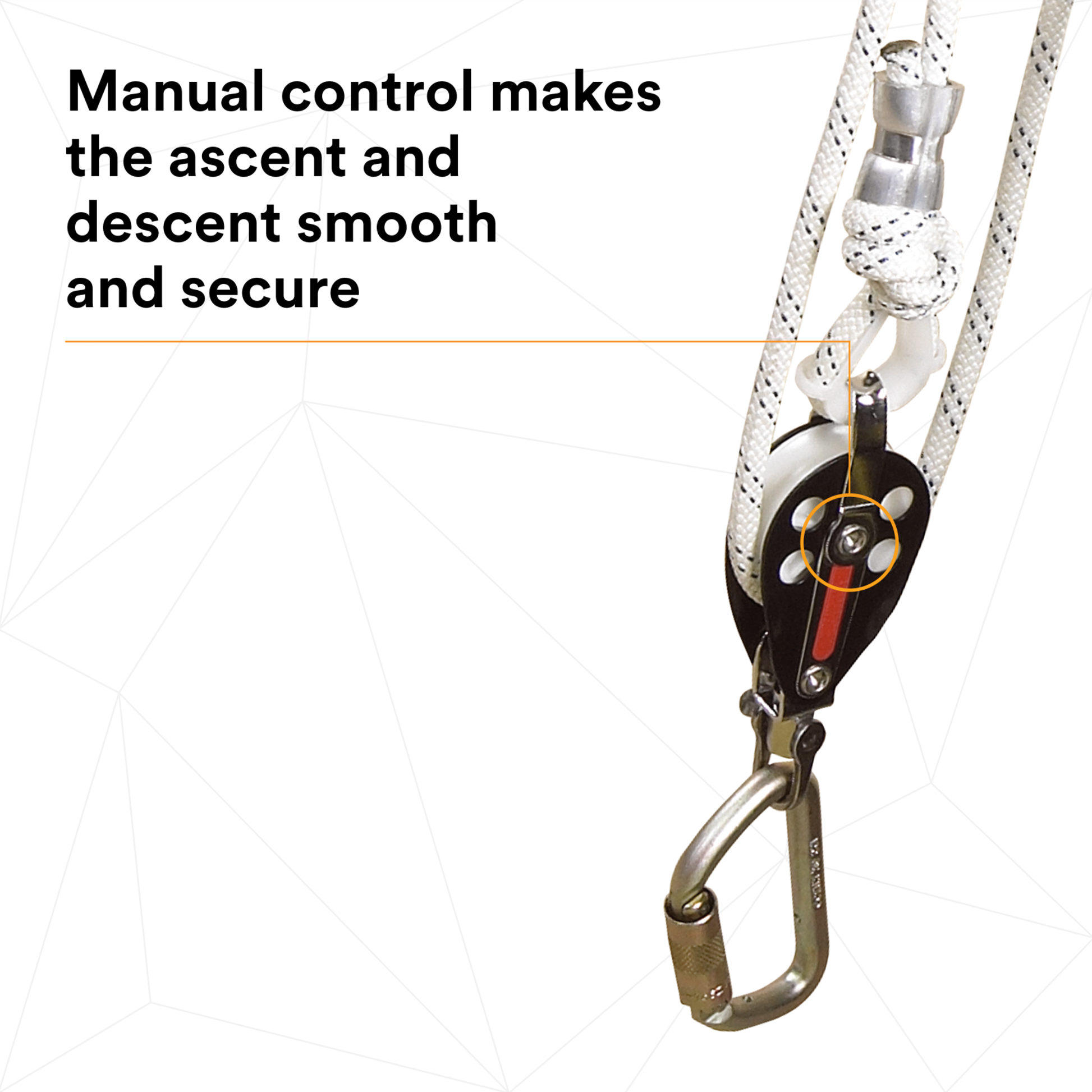 3M DBI-SALA Rollgliss RPD Rescue Positioning Device - 4:1 Ratio - 3602 ...