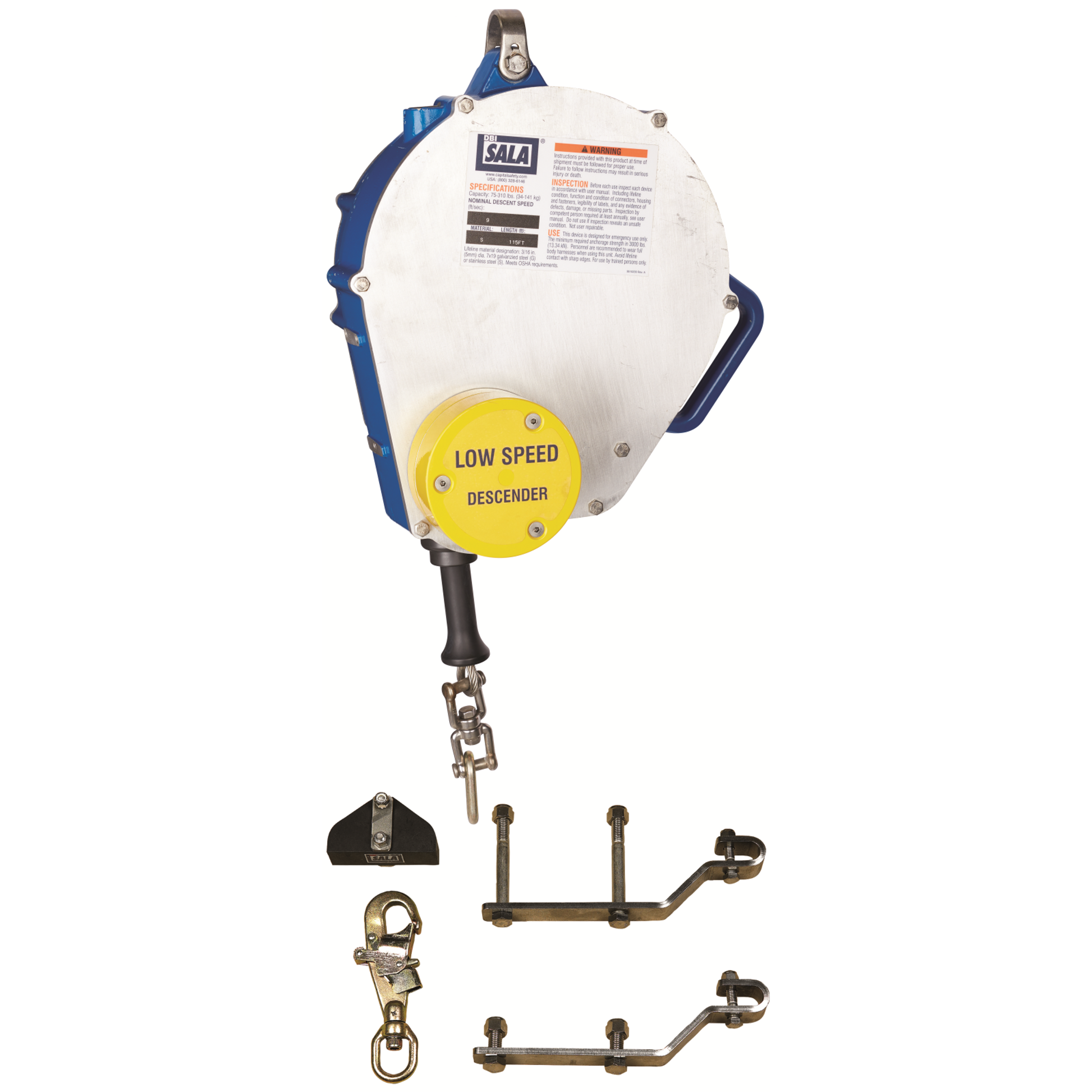 3M DBI-SALA Rollgliss Descender Sloped/Auto Retract - 3303003 – Jendco ...