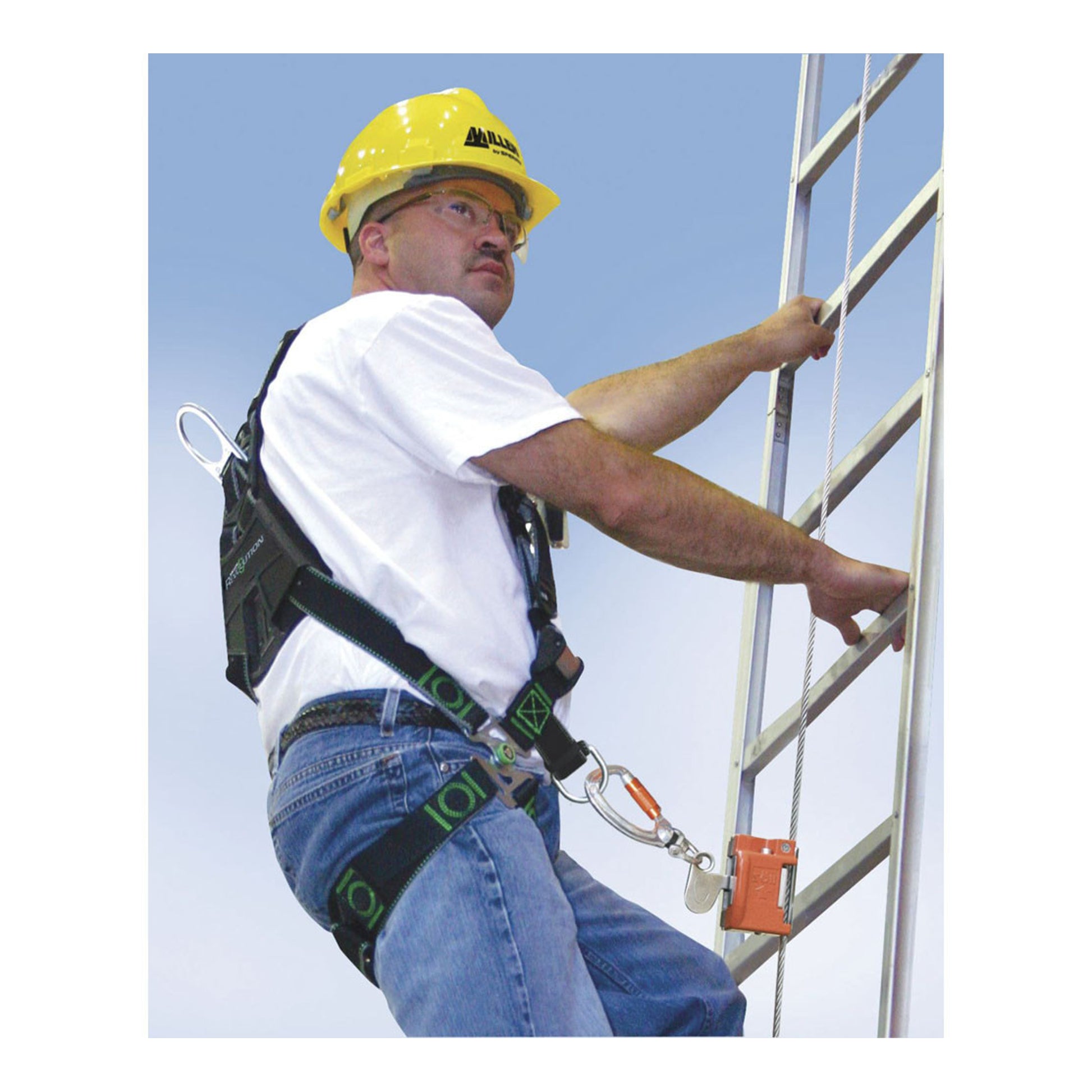 Miller Vi-Go Ladder Climbing Safety System with Automatic Pass-Through ...