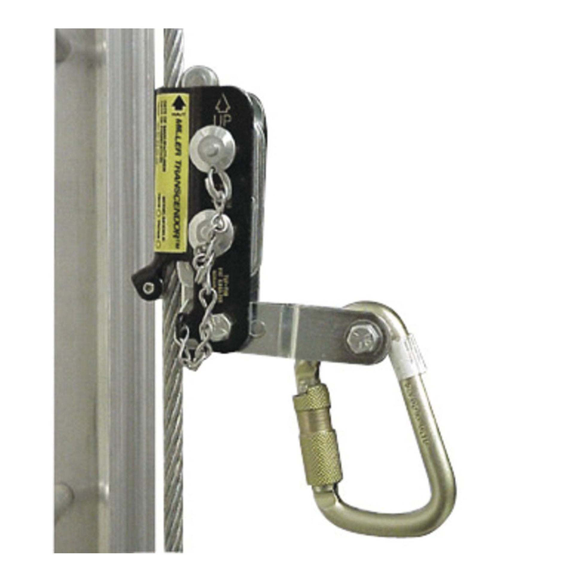 Miller Vi-Go 40-ft Ladder Climbing Safety System with Automatic Pass-T ...