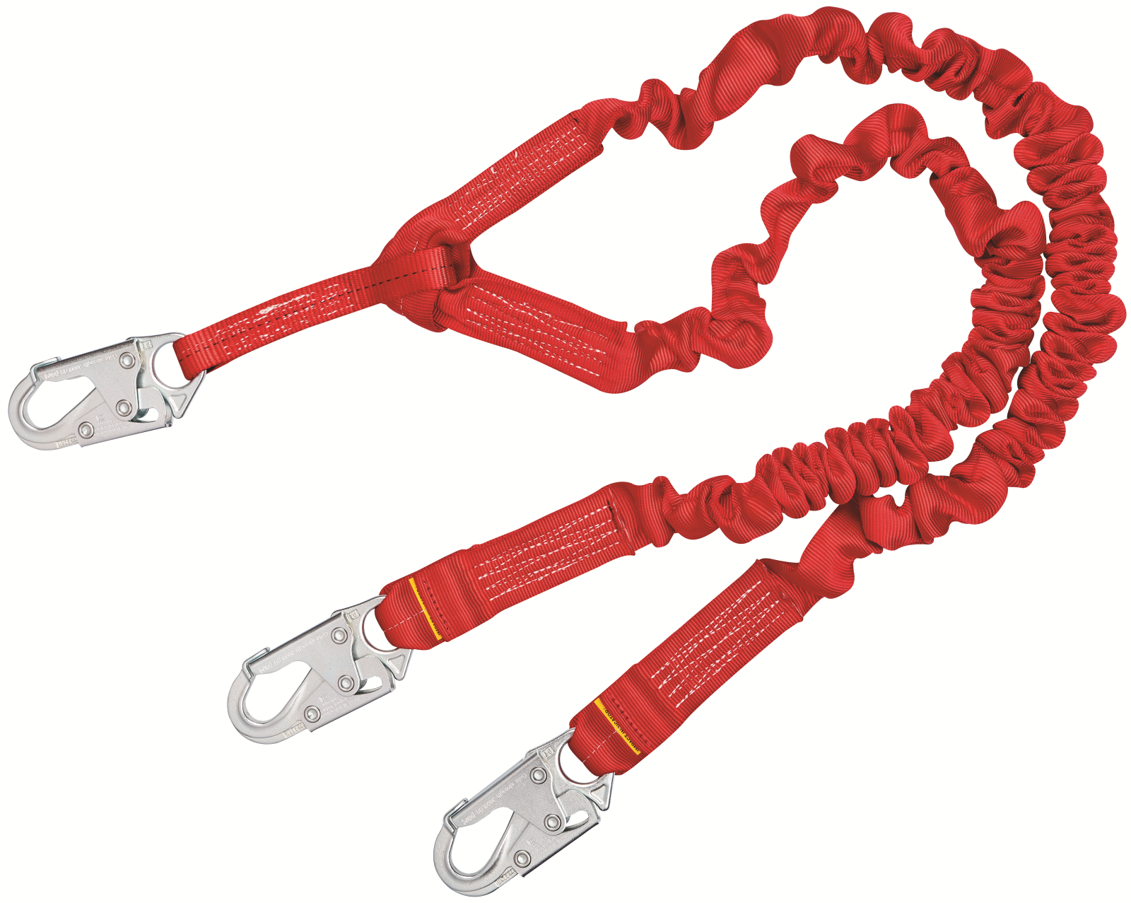 3M Protecta 100% Tie-Off Stretch Web Shock-Absorbing Lanyard - 6 ft ...