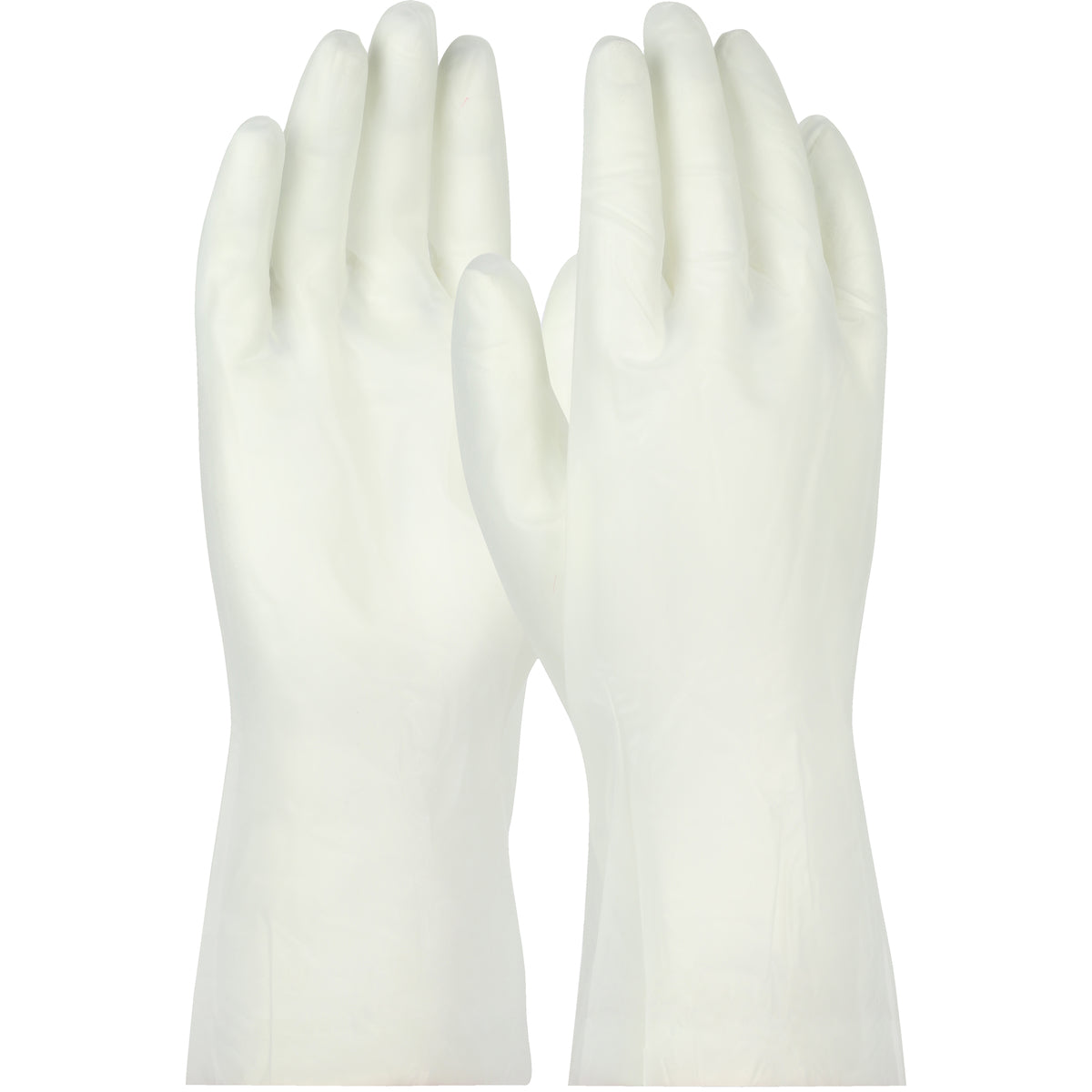 QRP PolyTuff CE Gloves Polyurethane Solvent Glove - 8 mil - Clear - 1 ...
