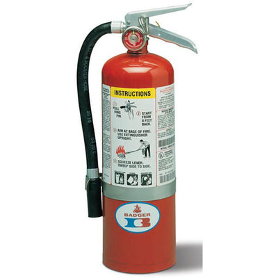 Abc Standard Badger Standard 5 lb ABC Fire Extinguisher w/ Wall Hook - 22435 ...