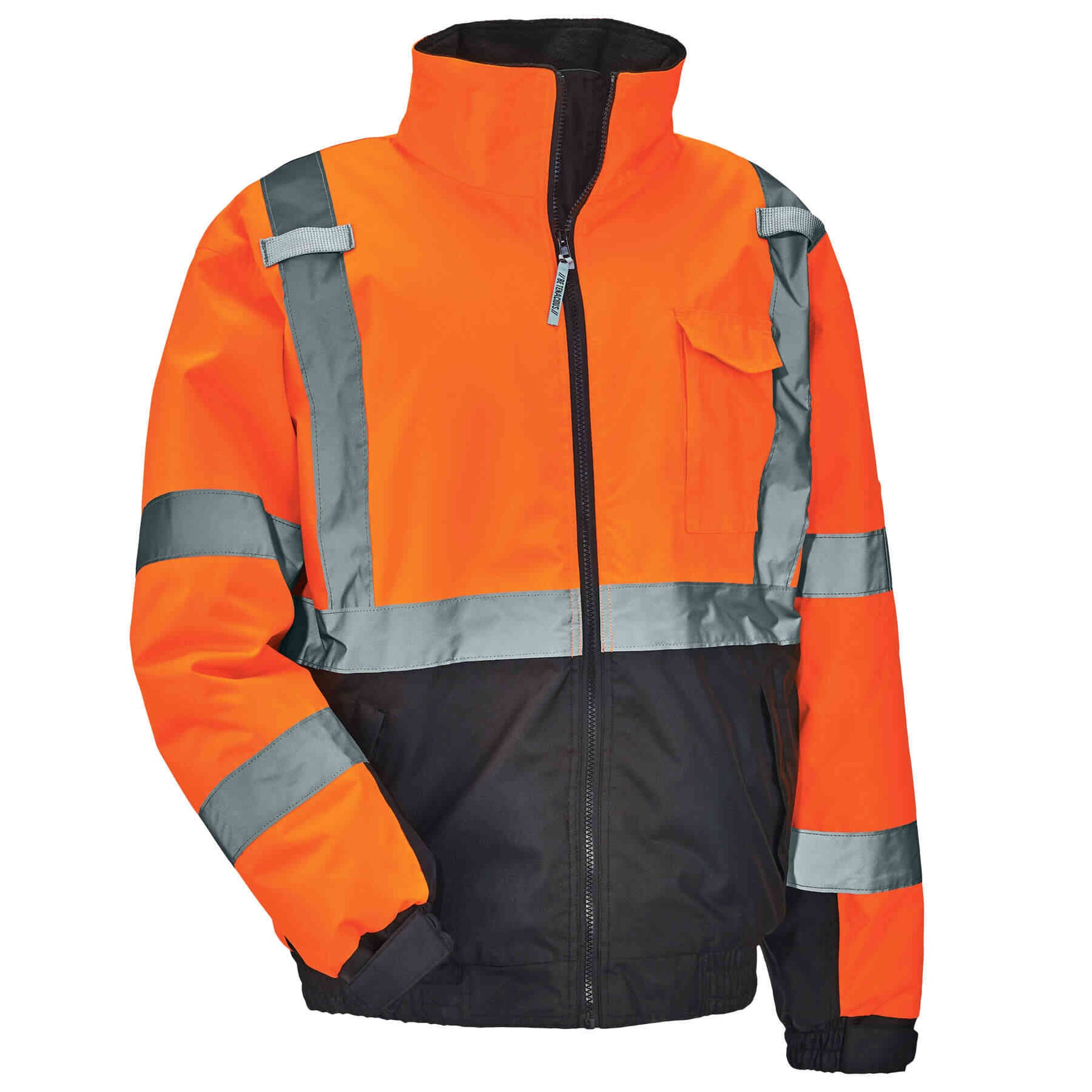 Ergodyne GloWear 8377 Hi-Vis Winter Bomber Jacket - Type R, Class 3 ...