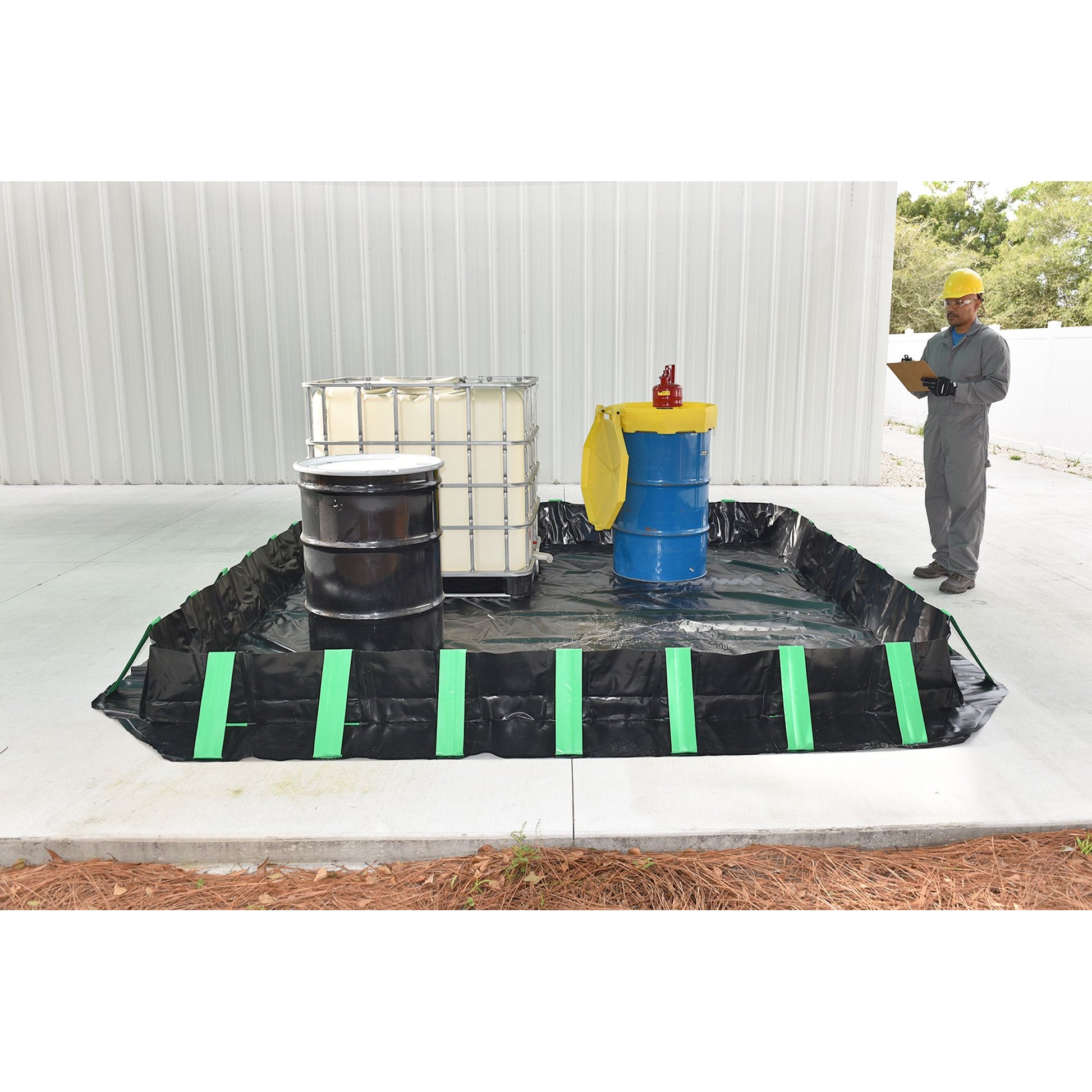 UltraTech Containment Berm - Compact Model - 14' x 54' x 1' - 24 MIL P ...