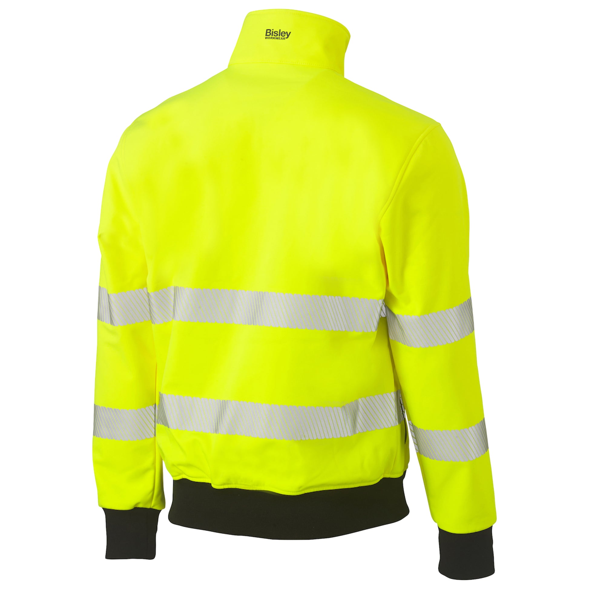 Bisley Hi-Vis Cold Gear ANSI Type R Class 3 Soft Shell Jacket - Yellow ...