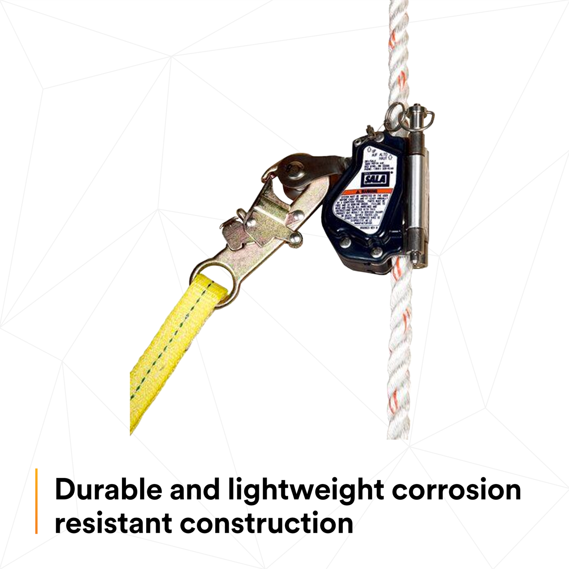 3M DBI-SALA Lad-Saf Mobile Rope Grab - 5000335 – Jendco Safety Supply