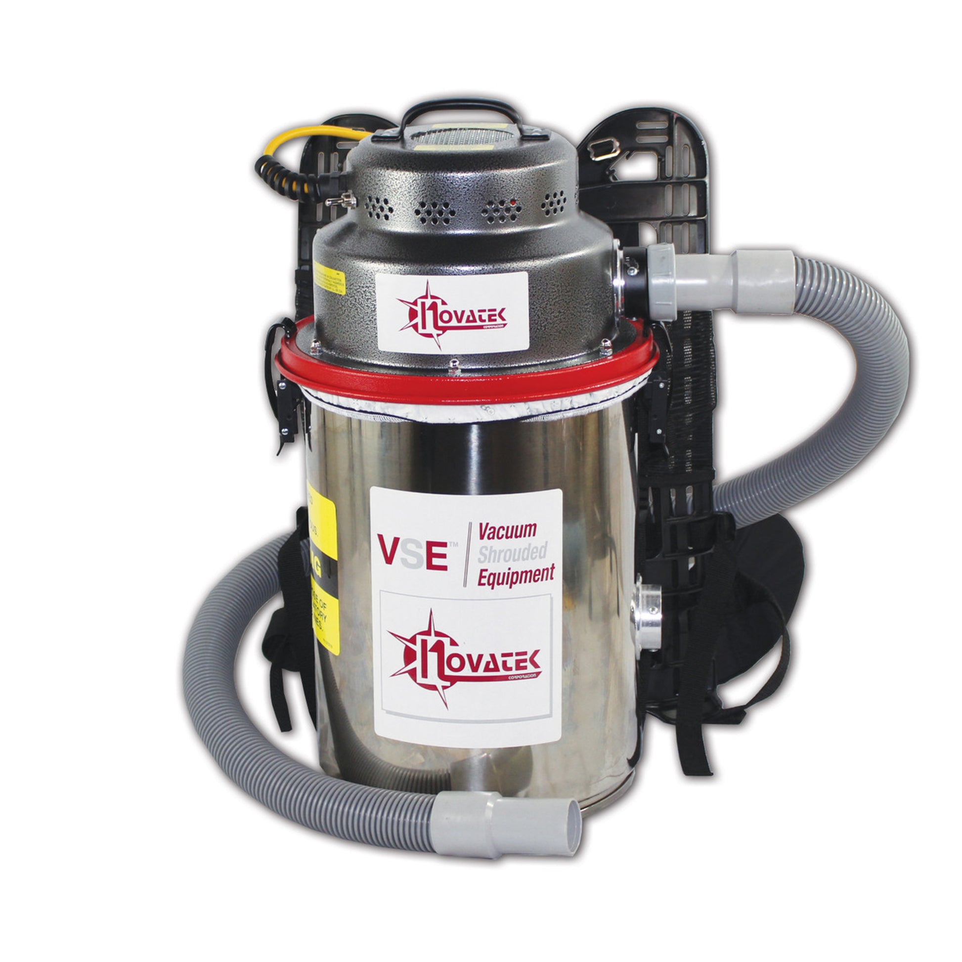 Novatek 3.3 Gallon Dry PNEUMATIC Backpack HEPA Vacuum - VA03ABK ...
