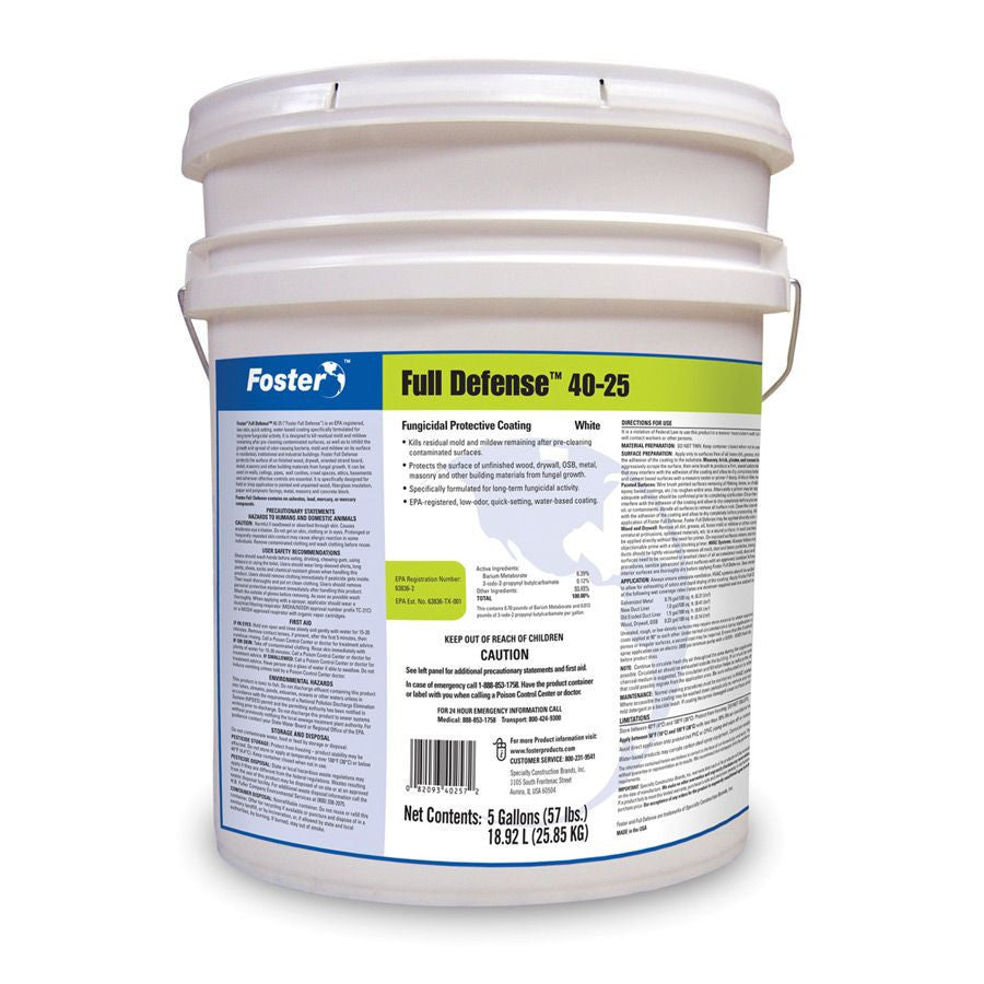 Foster 40-25 Full Defense Fungicidal Mold Resistant Coating - White ...