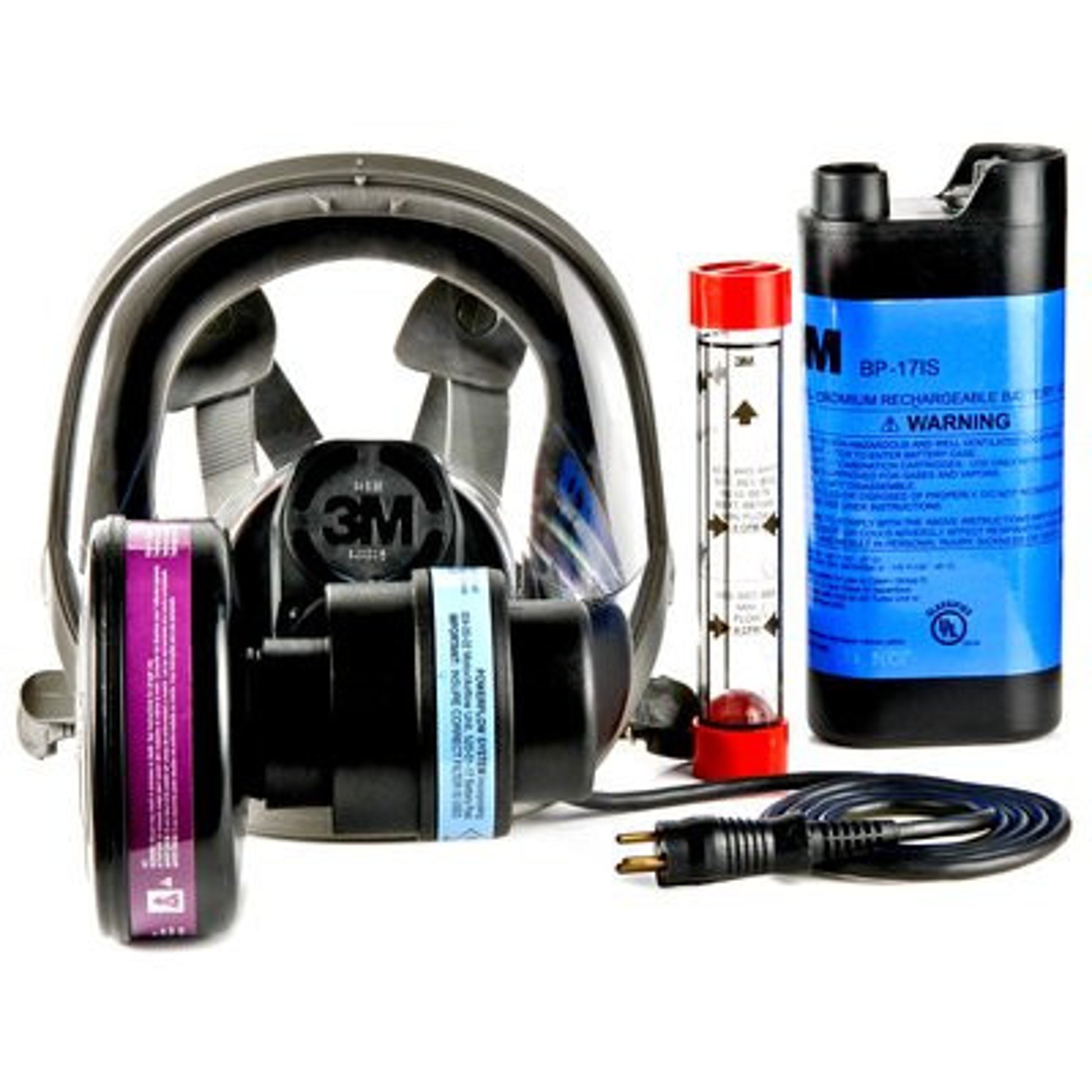 3M Powerflow Face-Mounted Powered Air Purifying Respirator (PAPR) - 69 ...