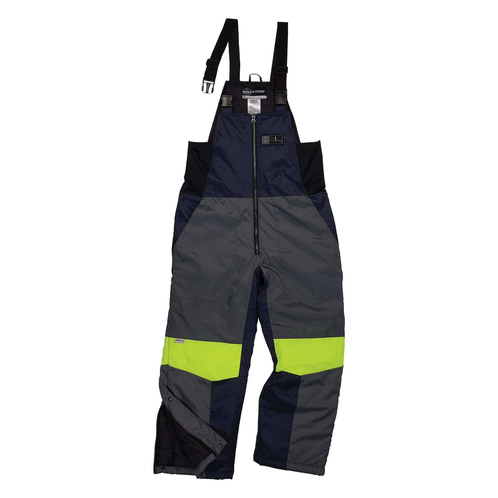 Ergodyne N-Ferno Insulated Cooler Bib Overalls - 6477 – Jendco Safety ...