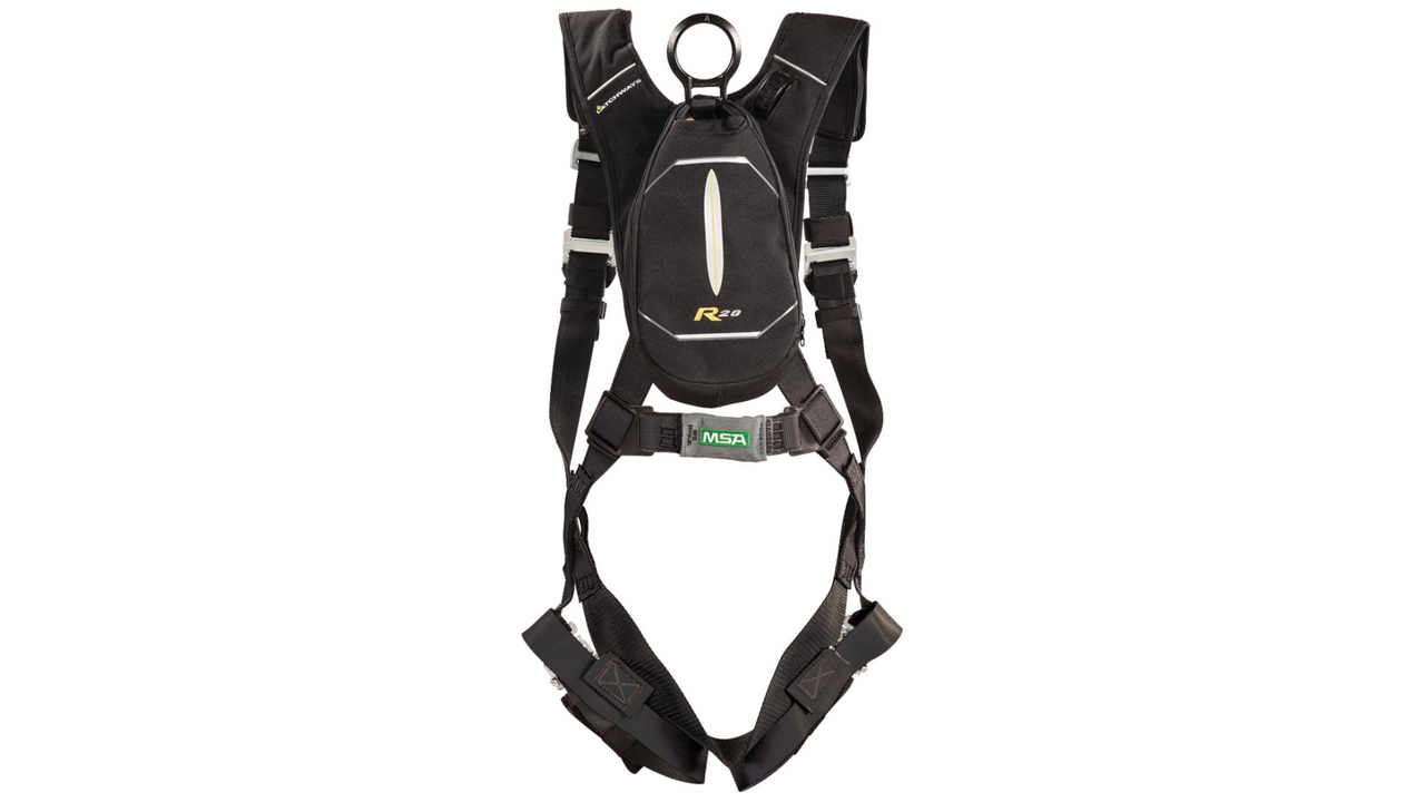 MSA Latchways 65 ft. Personal Rescue Device (PRD) w/MSA EVOTECH Harnes ...