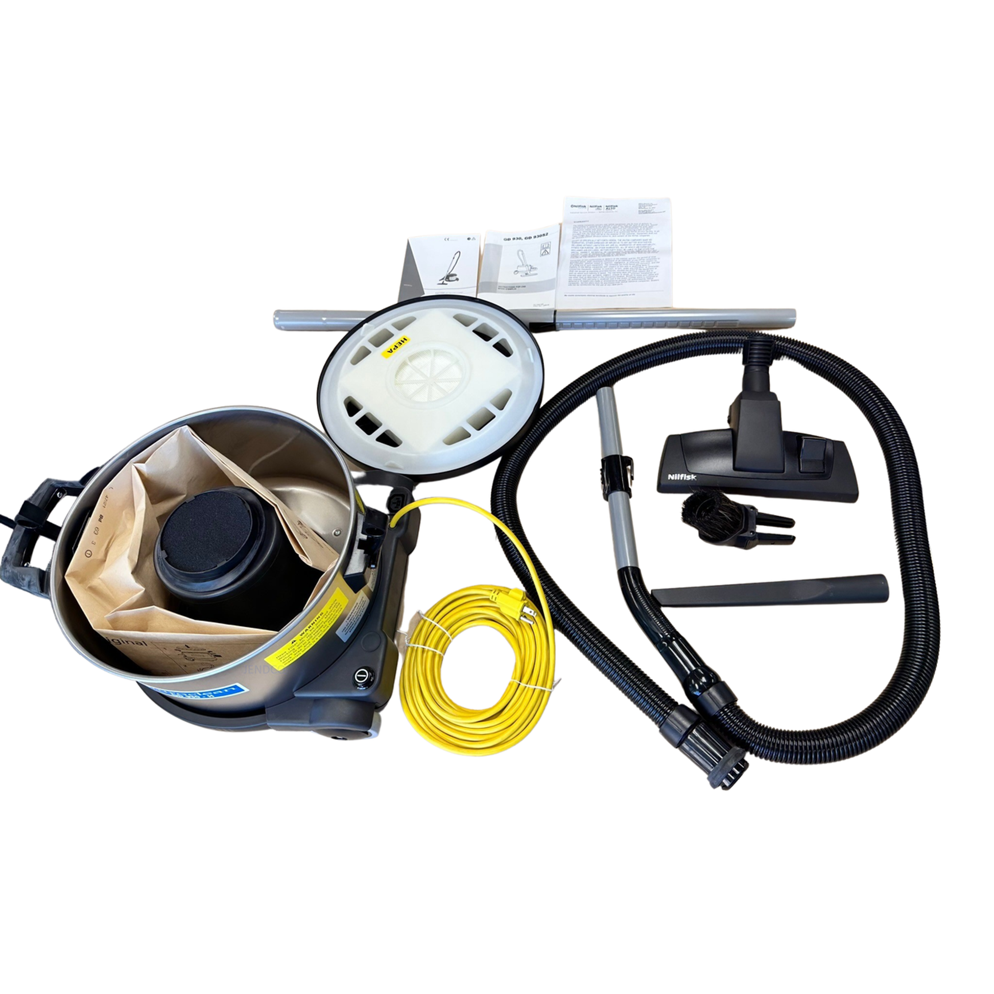 Euroclean GD930 HEPA PRO by Nilfisk - 4 Gallon HEPA Vacuum