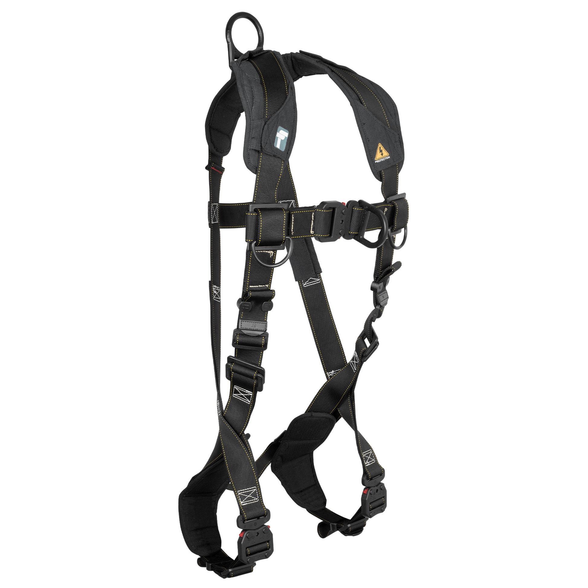 FallTech Arc Flash Nylon Climbing Non-belted Harness - Quick-Connect A ...