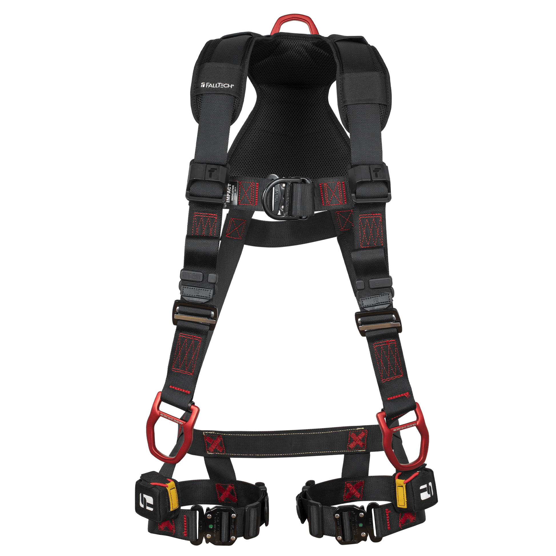 FallTech FT-Iron +FD Climbing Non-Belted Harness - Quck Connect Adjust ...