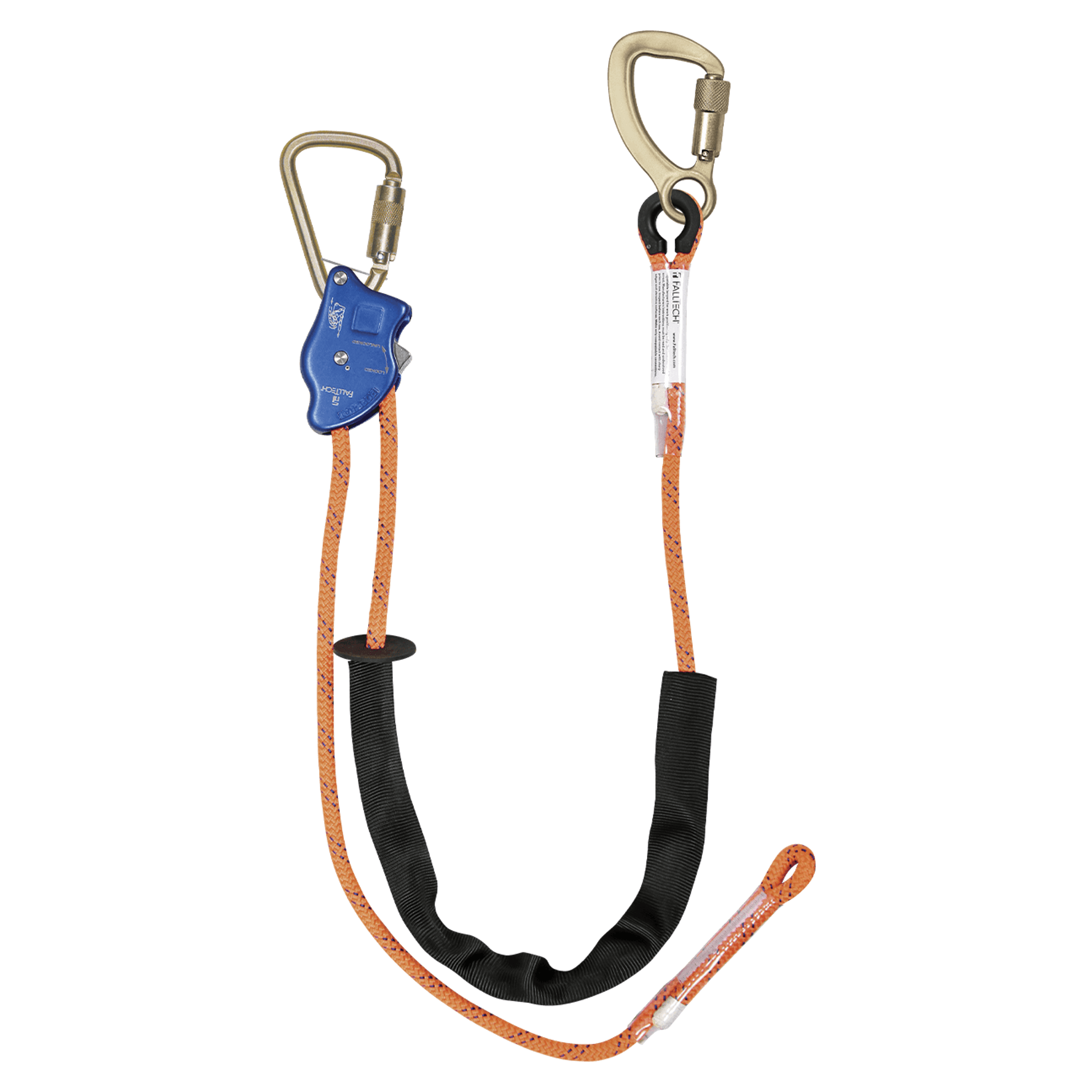FallTech 6.5' Tower Climber Rope Positioning Lanyard with Aluminum Adj ...