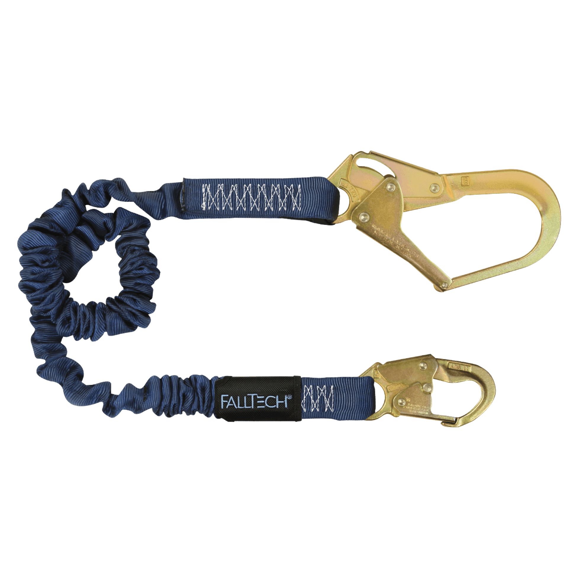 FallTech 41/2' to 6' ElasTech Energy Absorbing Lanyard Single-leg with ...