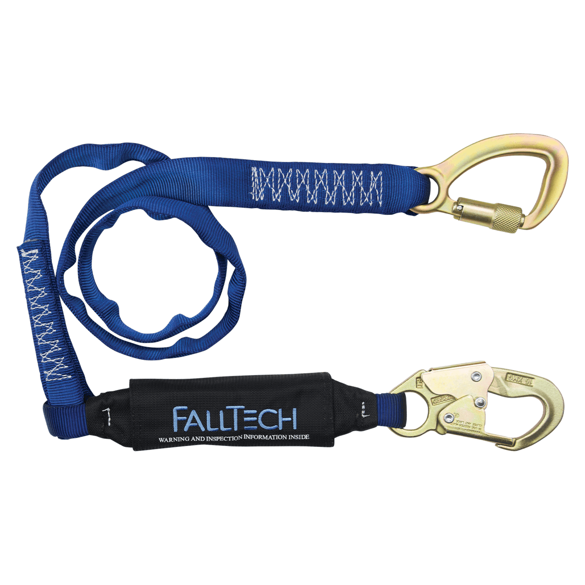 Falltech Sala FallTech 6' WrapTech Energy Absorbing Lanyard Single-leg with Steel 5k ...