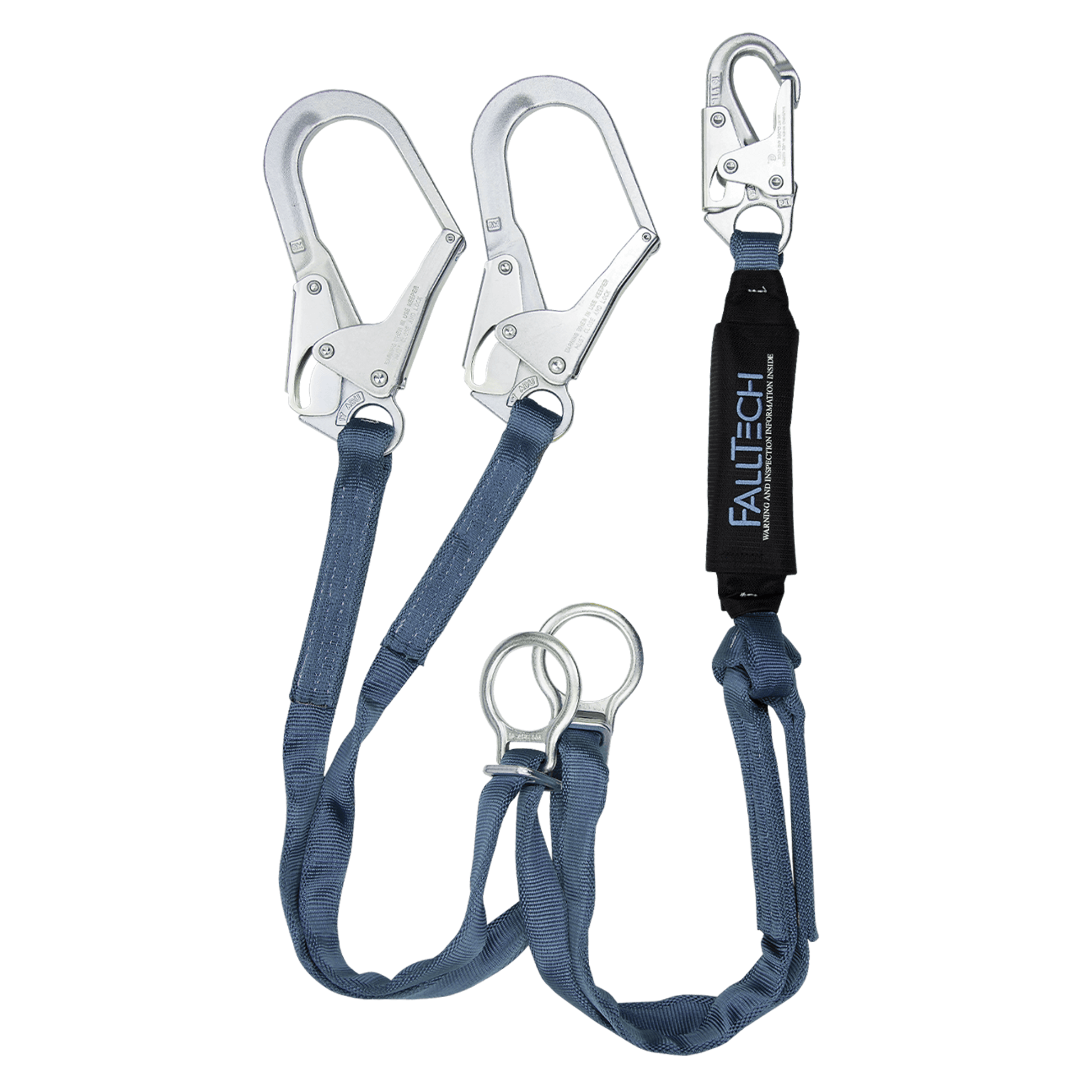 Falltech Sala FallTech 6' ViewPack Tie-back Energy Absorbing Lanyard Double-leg with ...