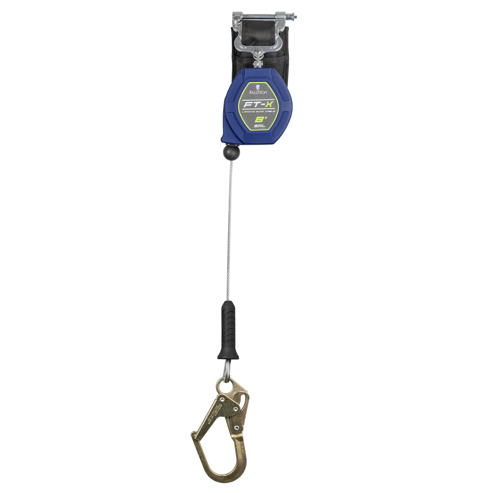 FallTech 8' FT-X Class 2 Single-leg Leading Edge SRL - Steel Mini Reba ...