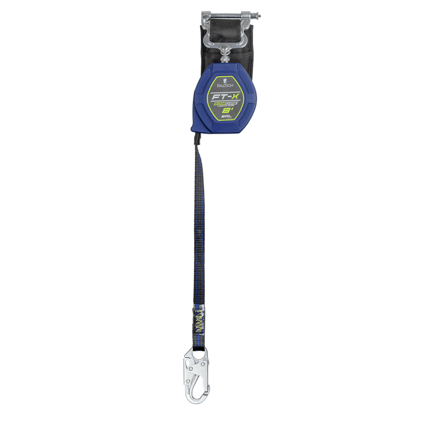 FallTech 8' FT-X Class 2 Single-leg Leading Edge SRL - Steel Mini Reba ...