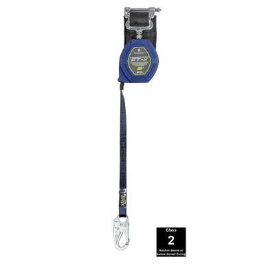FallTech 8' FT-X Class 2 Single-leg EdgeCore Leading Edge SRL - Steel ...