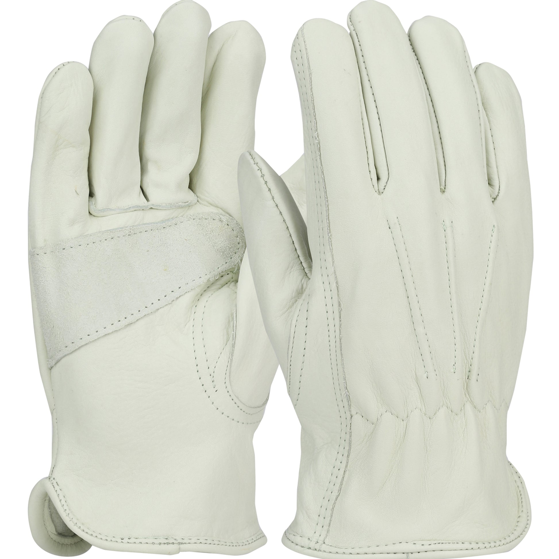 PIP Premium Grade Top Grain Cowhide Leather Drivers Glove w/Reinforced ...