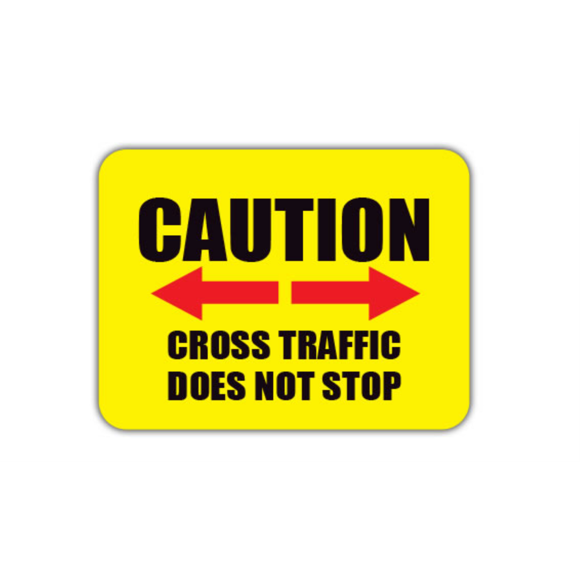Rectangular Sign Under Stop Sign 24