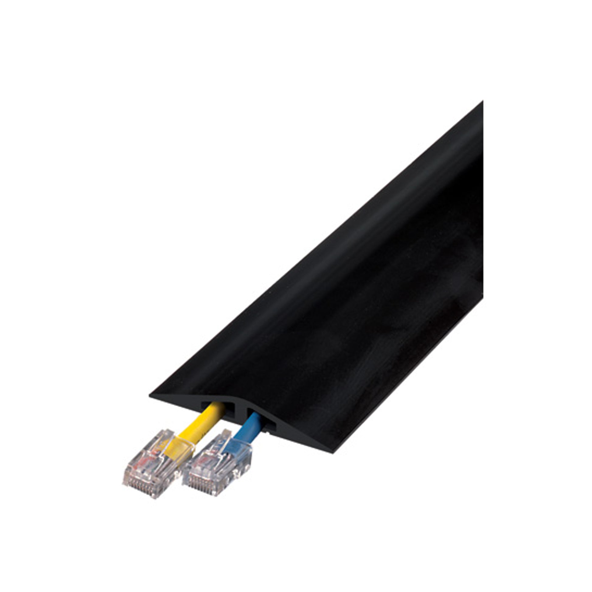 Cable Protector - Rubber Duct - 2-Ch - (2) .4375