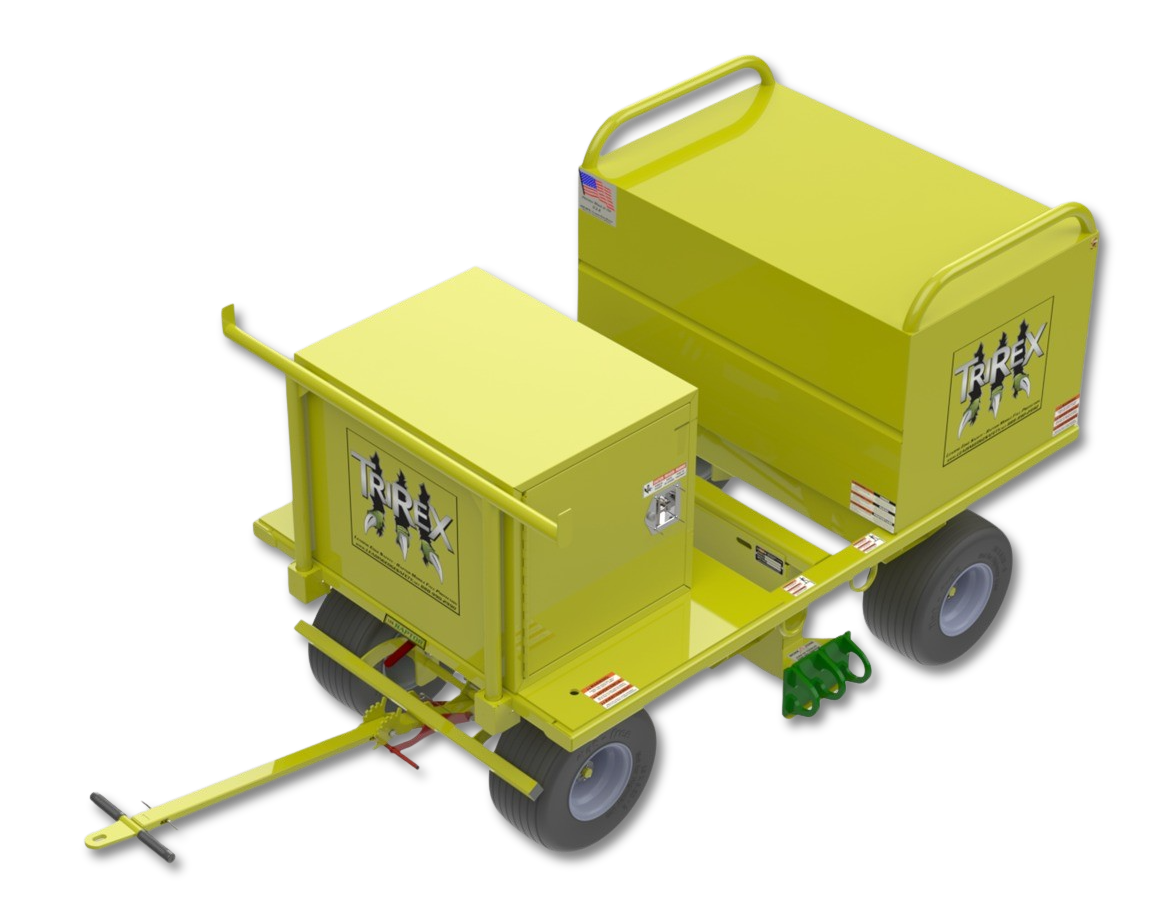 Leading Edge Safety TriRex Mobile Fall Protection Cart w/ Single 20 cu ...