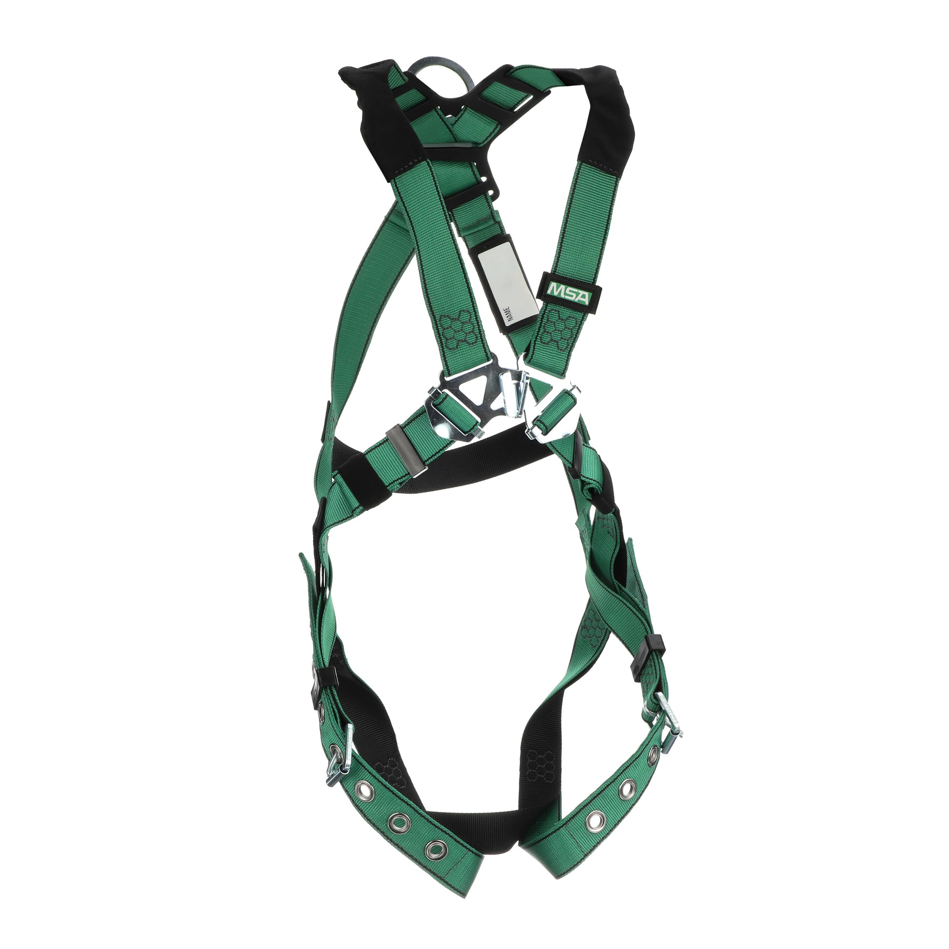 MSA V-FORM Harness w/Back D-Ring - Tongue Buckle Leg Straps - Standard ...