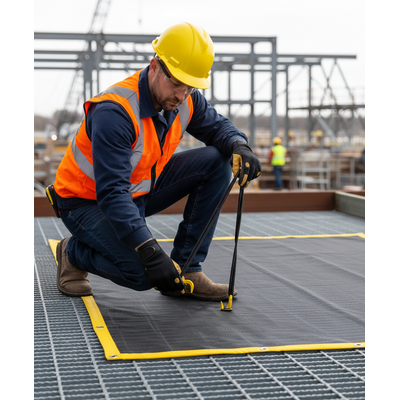 Eagle Industries Drop Object Mat 4' x 8' Black FR - DOM-0408-FR ...