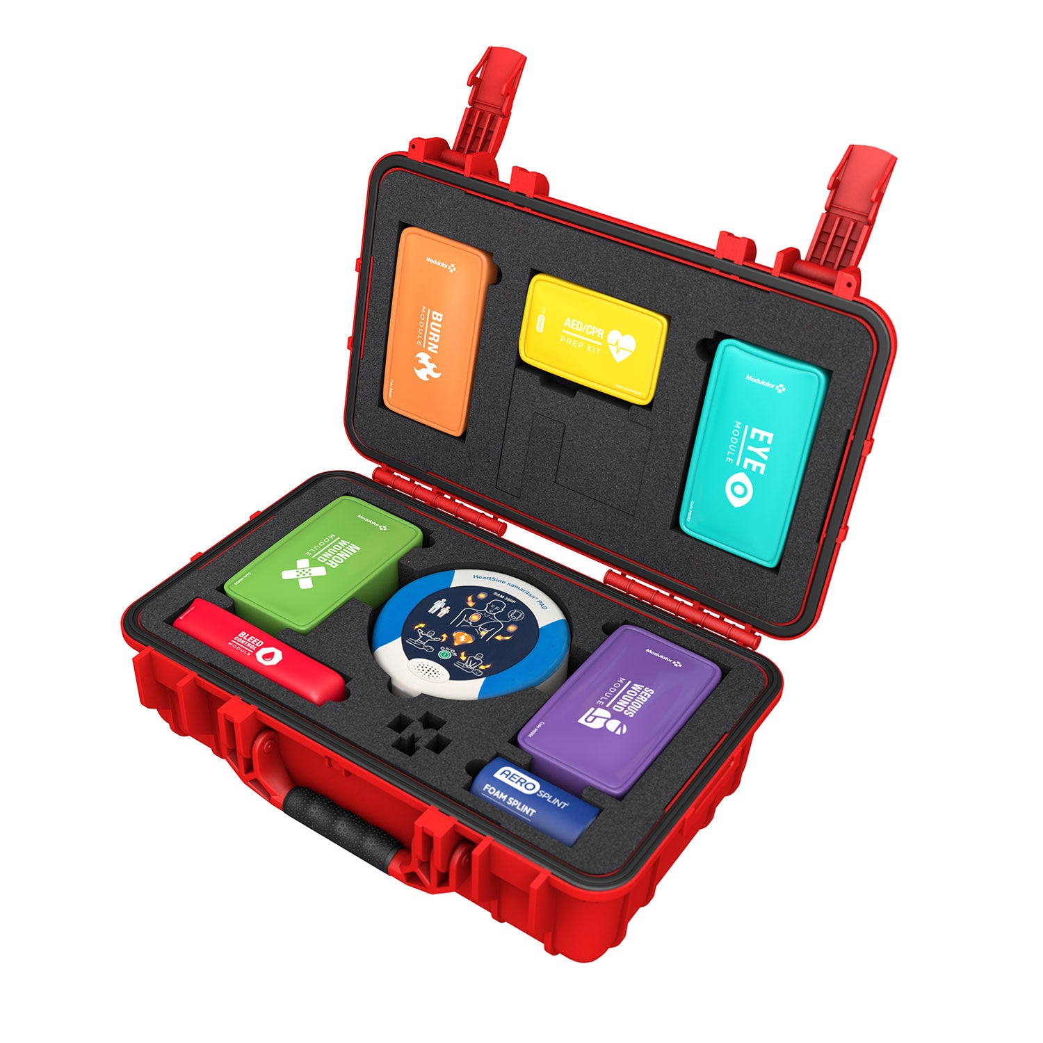 Emotional Addict セット AERO Modulator Trauma Kit with Heartsine 350P & Bleed Control - XL