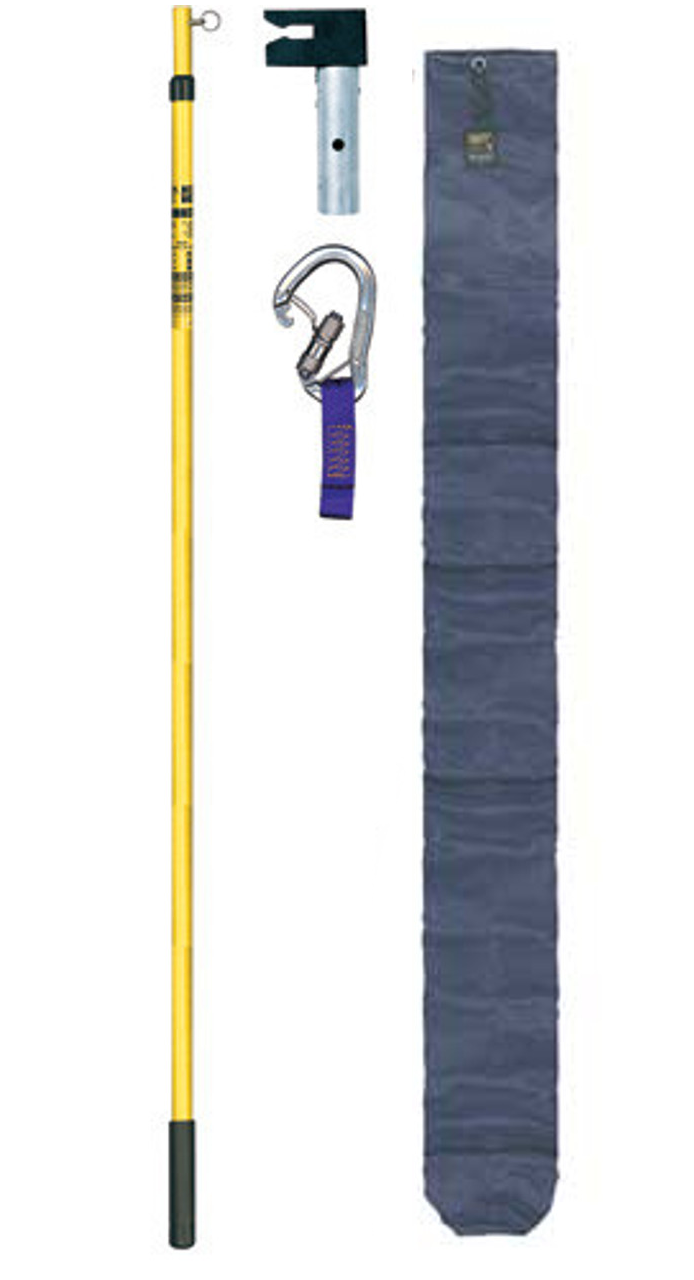 MSA Adjustable Fiberglass Reach Rescue Pole - 8 ft. to 24ft. - SFP6750 ...